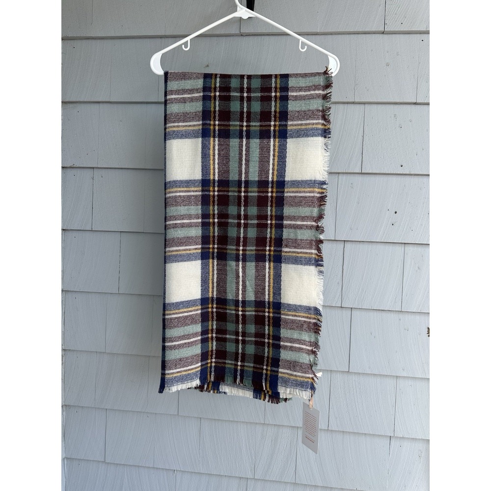 ModCloth Oversized Square Blanket Scarf – 55"x55" – Multicolor Plaid‎ – NWT
